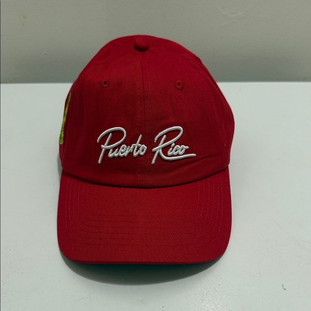 Red Puerto Rico Baseball Cap from Bad Bunny Residencia en el Choli